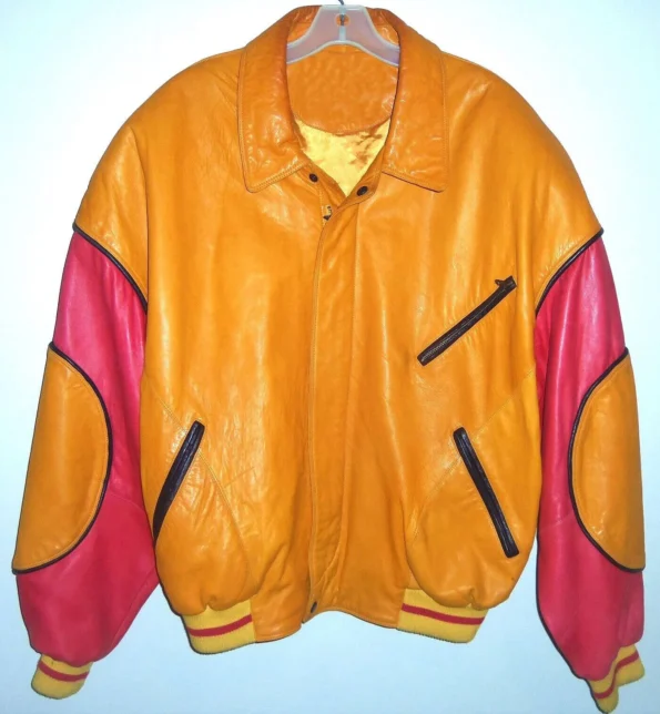 Pelle-Pelle-Soda-Club-Anniversary-Mens-Golden-1992-Orange-Leather-Jacket.webp