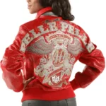 Womens-Pelle-Pelle-40th-Anniversary-Collectors-Series-Marc-Buchanan-Red-Leather-Jacket.webp