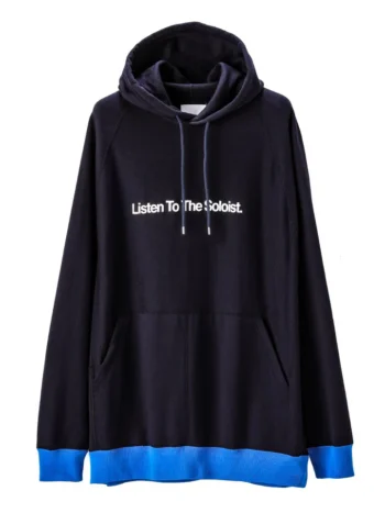 Listen To The Soloist Oversized Bicolor Hoodie 1