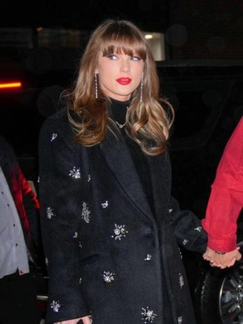 NYC-Date-Nighr-Taylor-Swift-Black-Embellished-Long-Coat-1-510x680