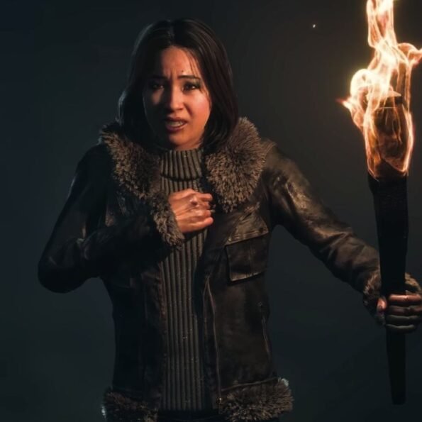 Until Dawn Game Emily Davis Leather Jacket 1