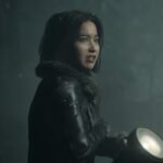 Video Game Until Dawn Emily Davis Black Leather Shearling Jacket 2