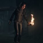 Video Game Until Dawn Emily Davis Black Leather Shearling Jacket 2