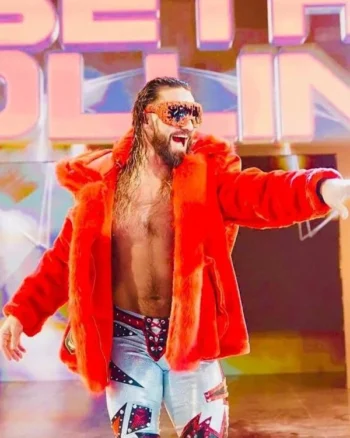 WWE-Raw-Seth-Rollins-Red-Fur-Jacket.webp