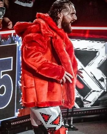 WWE-Raw-Seth-Rollins-Red-Fur-Jacket1.webp