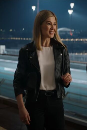 Now You See Me Now You Don’t Rosamund Pike Leather Jacket 1