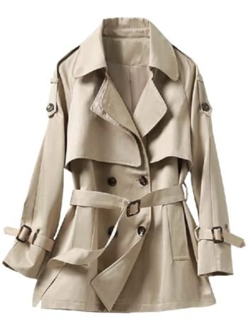 Olivia Munn Your Friends and Neighbors 2025 Samantha Levitt Trench Coat 4