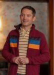 Yellowjackets S03 Walter Tattersall Red Striped Jacket