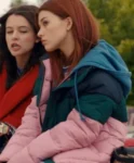 Abby Ginny and Georgia S03 Colorblock Puffer Jacket