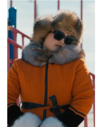 North-Of-North-2025-Anna-Lambe-Fur-Collar-Orange-Coat1.jpg