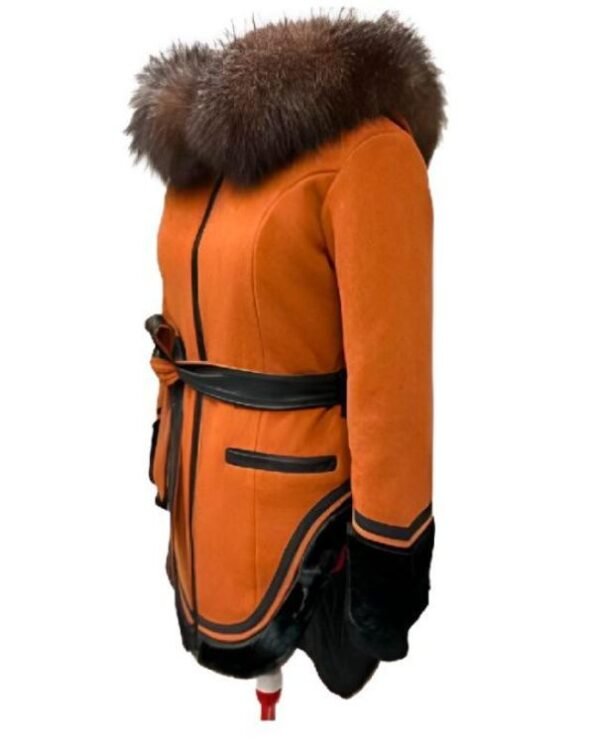 North-Of-North-2025-Anna-Lambe-Fur-Collar-Orange-Coat2.jpg