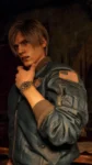 Resident Evil 4 Remake Leon Kennedy Blue Cosplay Jacket 3