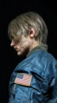 Resident Evil 4 Remake Leon Kennedy Blue Cosplay Jacket 3