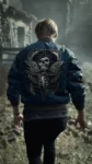 Resident Evil 4 Remake Leon Kennedy Blue Cosplay Jacket 3