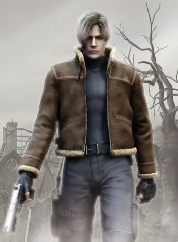 Resident-Evil-4-Leon-S-Kennedy-Shearling-Jacket.webp