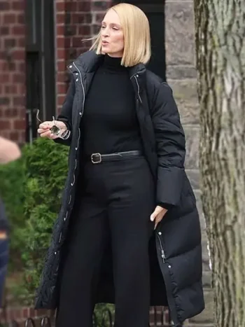 Dexter-Resurrection-Uma-Thurman-Black-Puffer-Coat.webp