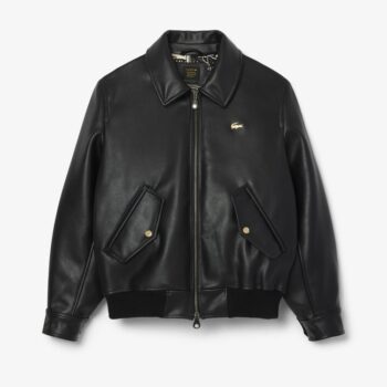 Lacoste x Maison Chateau Rouge Leather Jacket 1