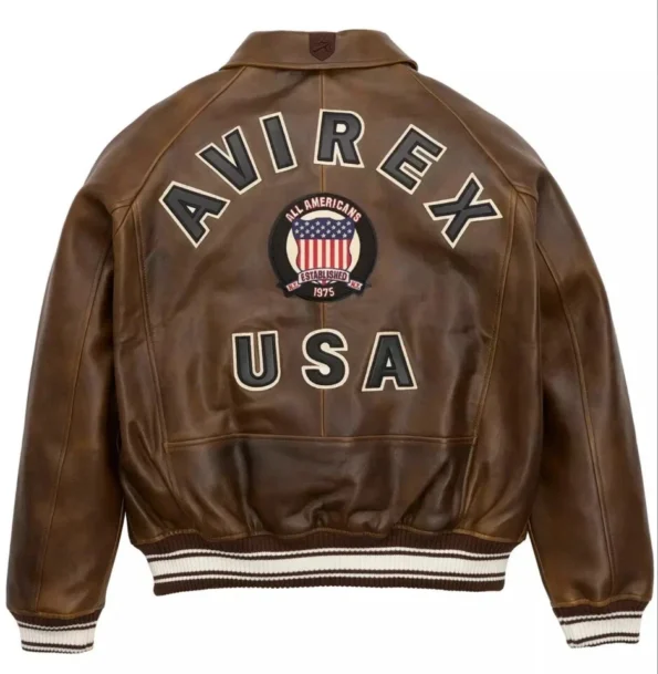 Mens-Avirex-Real-Leather-Flight-Jacket-Black-Bomber-American-Aviator-Style3.webp