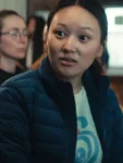 The-Survivors-Yerin-Ha-Blue-Puffer-Jacket1.webp