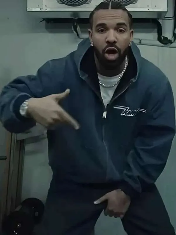 Rapper-Drake-Iceman-Grey-Bomber-Jacket Rapper-Drake-Iceman-Grey-Bomber-Jacket