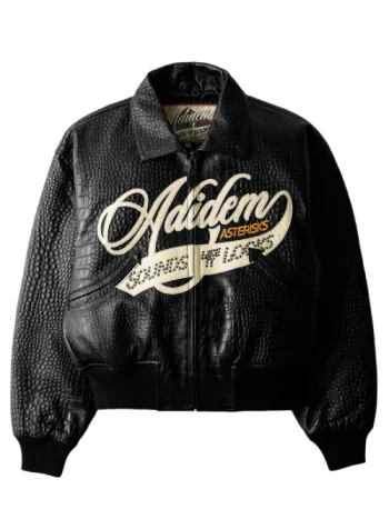 Adidem-Asterisks-Crocodile-Cursive-Leather-Bomber-Jacket.webp