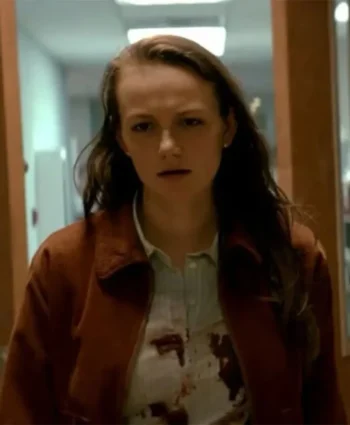 Andi-Matichak-Halloween-Kills-Brown-Shirt-Style-Jacket.webp