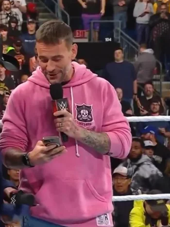 Bret Hart Pink Hoodie