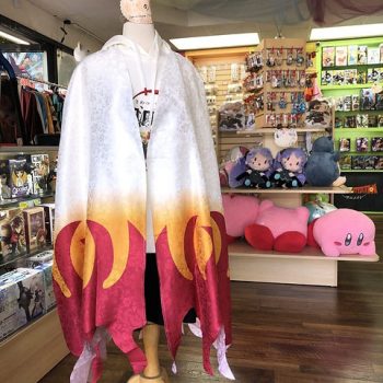 Demon Slayer Kyojuro Rengoku Cosplay Kimono Haori Coat