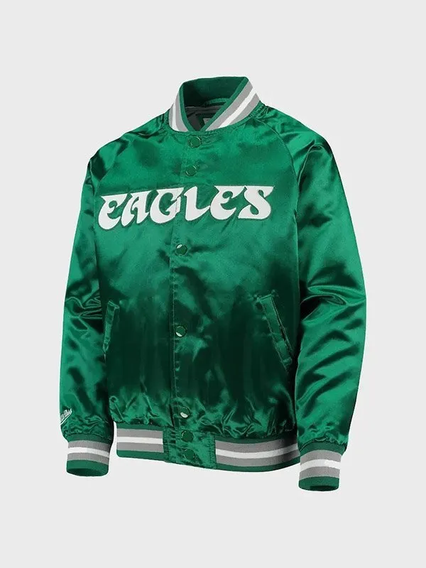 Eagles-Kelly-Green-Satin-Jacket Eagles-Kelly-Green-Satin-Jacket