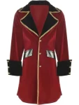 Jack Sparrow Red Costume Coat