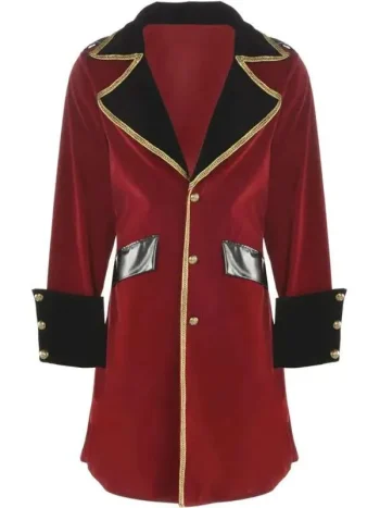 Jack Sparrow Red Costume Coat