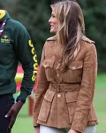 Melania-Trump-Brown-Suede-Belted-Jacket2.webp