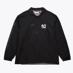 New-York-Yankees-Black-Coaches-Jacket.webp