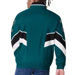 Philadelphia-Eagles-Captain-Midnight-Green-Varsity-Satin-Jacket.webp