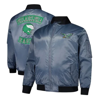 Philadelphia-Eagles-Charcoal-Bomber-Full-Zip-Jacket3.webp