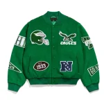 Philadelphia-Eagles-Pennant-Kelly-Green-Varsity-Wool-Jacket.webp