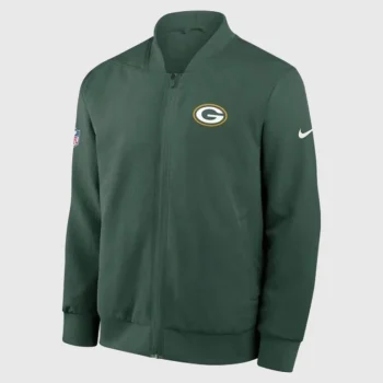 Recreation-–-Green-Bay-Packers-2025-Sideline-Zipper-Bomber-Jacket.webp