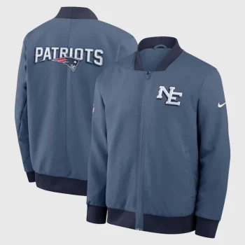 Rivalries-Collection-New-England-Patriots-Blue-2025-Sideline-Full-Zip-Bomber-Jacket.webp