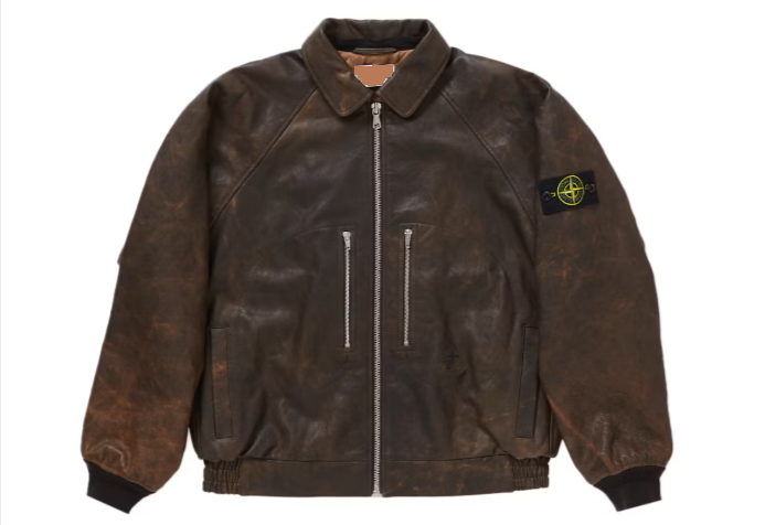 Supreme-Stone-Island-Leather-Bomber-Jacket-Brown-1.png
