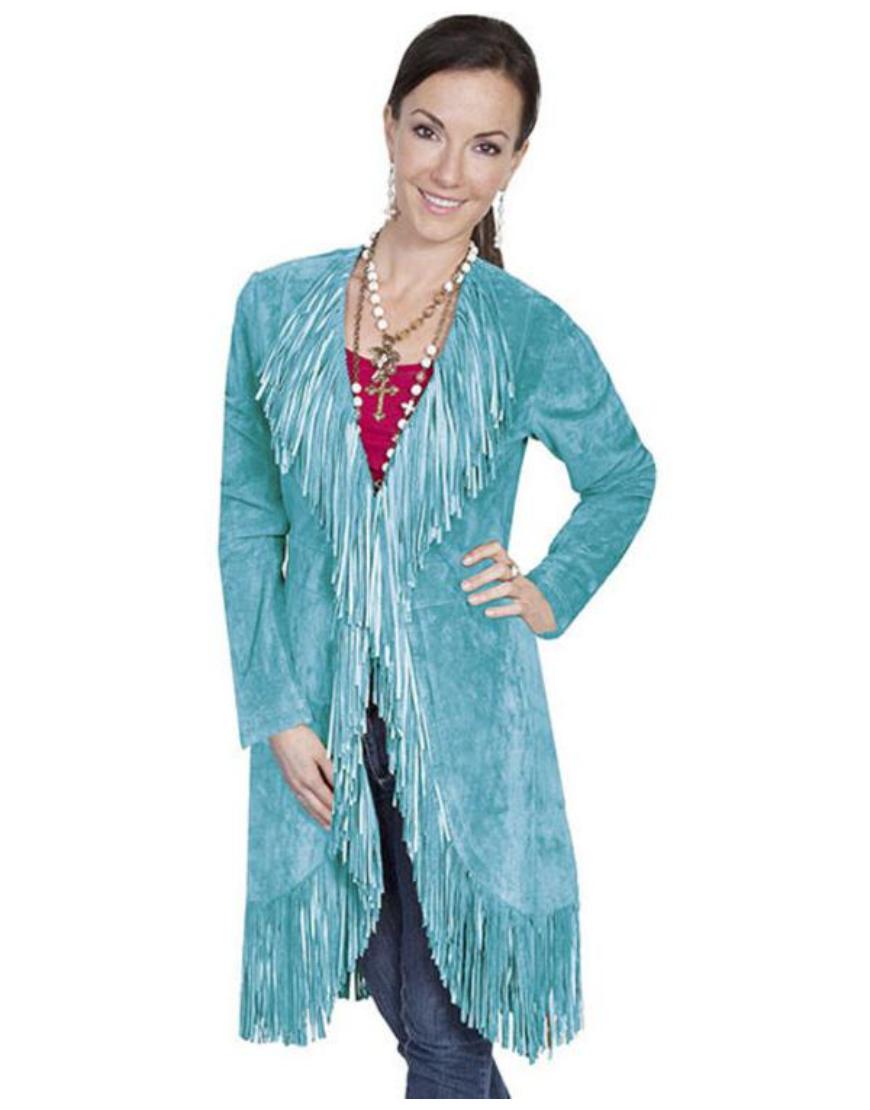 The Voice S28 Reba McEntire Blue Fringe Coat 2 The Voice S28 Reba McEntire Blue Fringe Coat 2