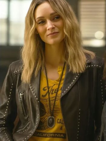 Tulsa King S03 Bella Heathcote Leather Jacket 5