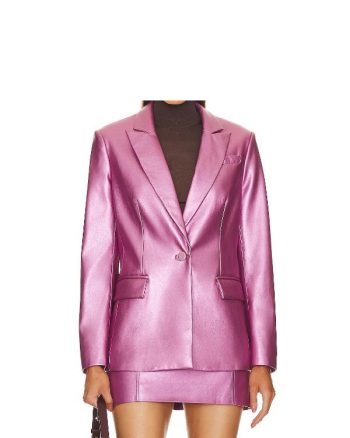 High-Potential-S02-Kaitlin-Olson-Pink-Leather-Blazer-1.jpg