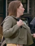 Katie-Fleming-Morris-Heartland-Green-Leather-Jacket.webp