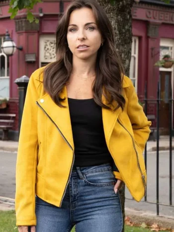 Louisa-Lytton-EastEnders-Yellow-Leather-Jacket.webp