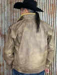 Walt Longmire Brown Leather Jacket