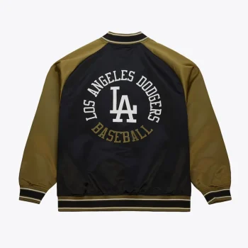Black-Olive-LA-Dodgers-Double-Clutch-Satin-Jacket1.webp