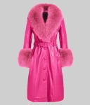 Carrie-Preston-Elsbeth-S03-Pink-Leather-Long-Coat1.webp