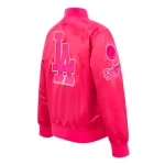 LA-Dodgers-Triple-Pink-Satin-Jacket.webp