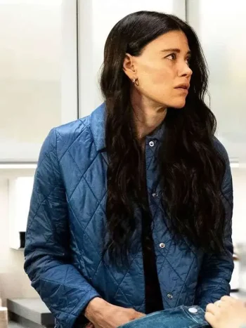 Meredith-Garretson-Resident-Alien-Blue-Quilted-Jacket.webp