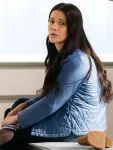 Meredith-Garretson-Resident-Alien-Blue-Quilted-Jacket1.webp